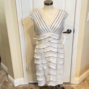 NWT - Adrianna Papell Formal Dress in Sterling